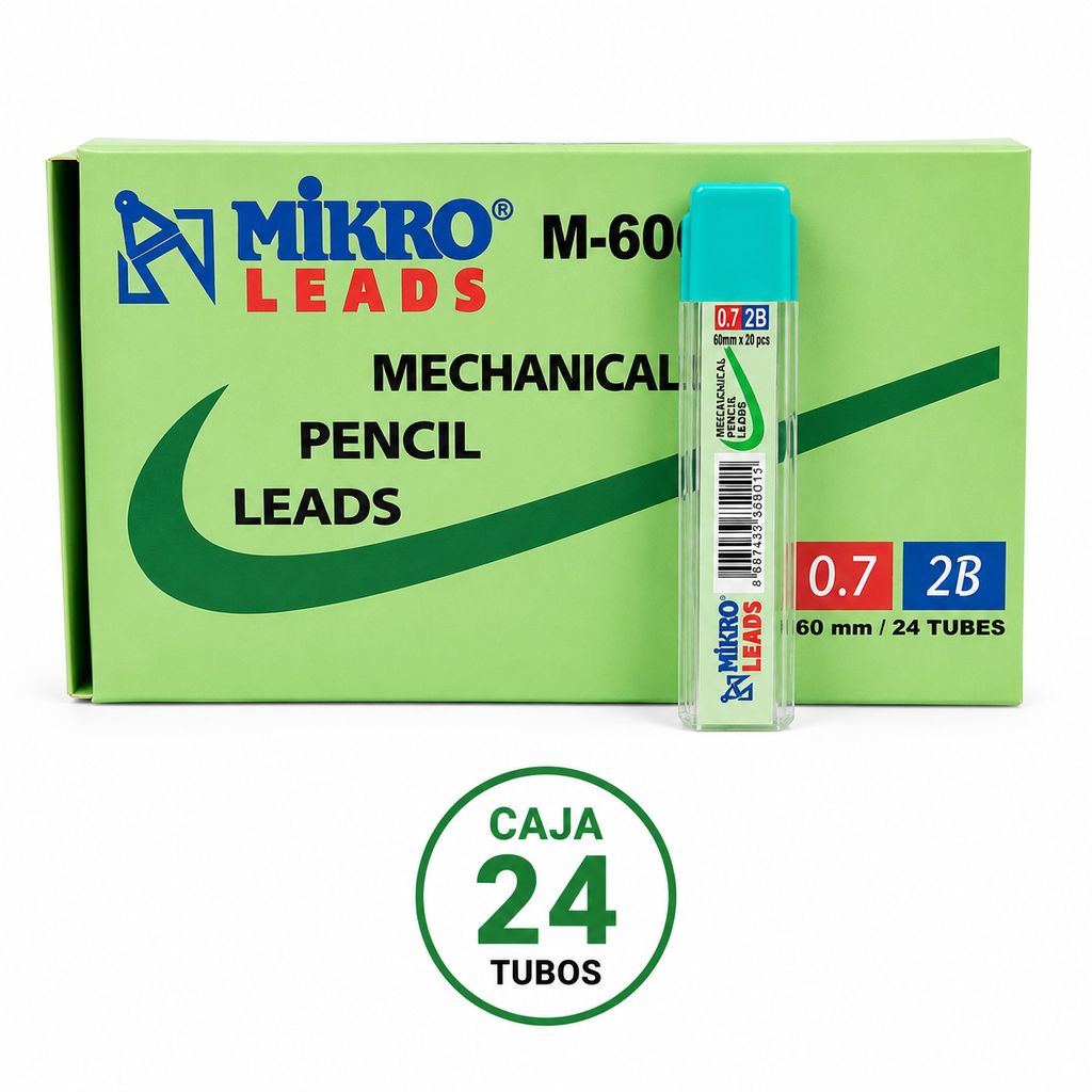 Mina 0.7 2B 24 Tubos