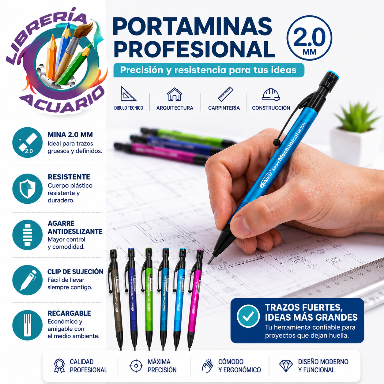 Portaminas 2.0 48 Unidades
