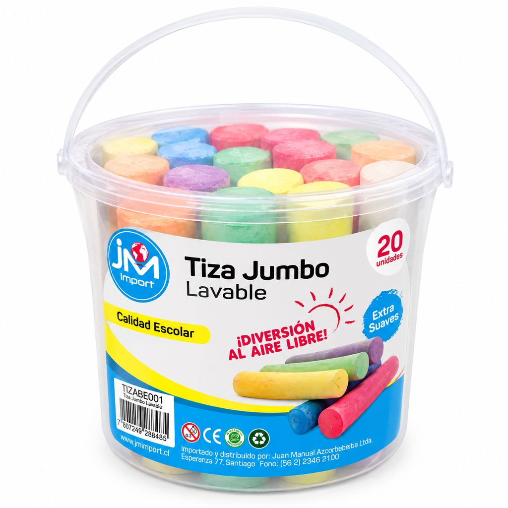 Tiza Jumbo Lavable JM