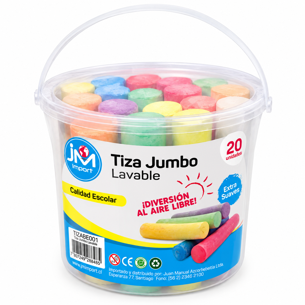 Tiza Jumbo Lavable JM