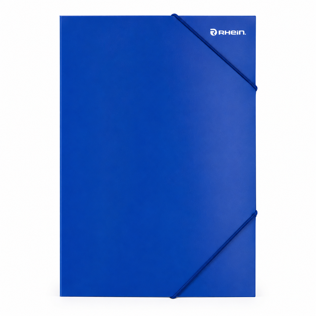 Carpeta Rhein con Elástico Azul – Porta Documentos