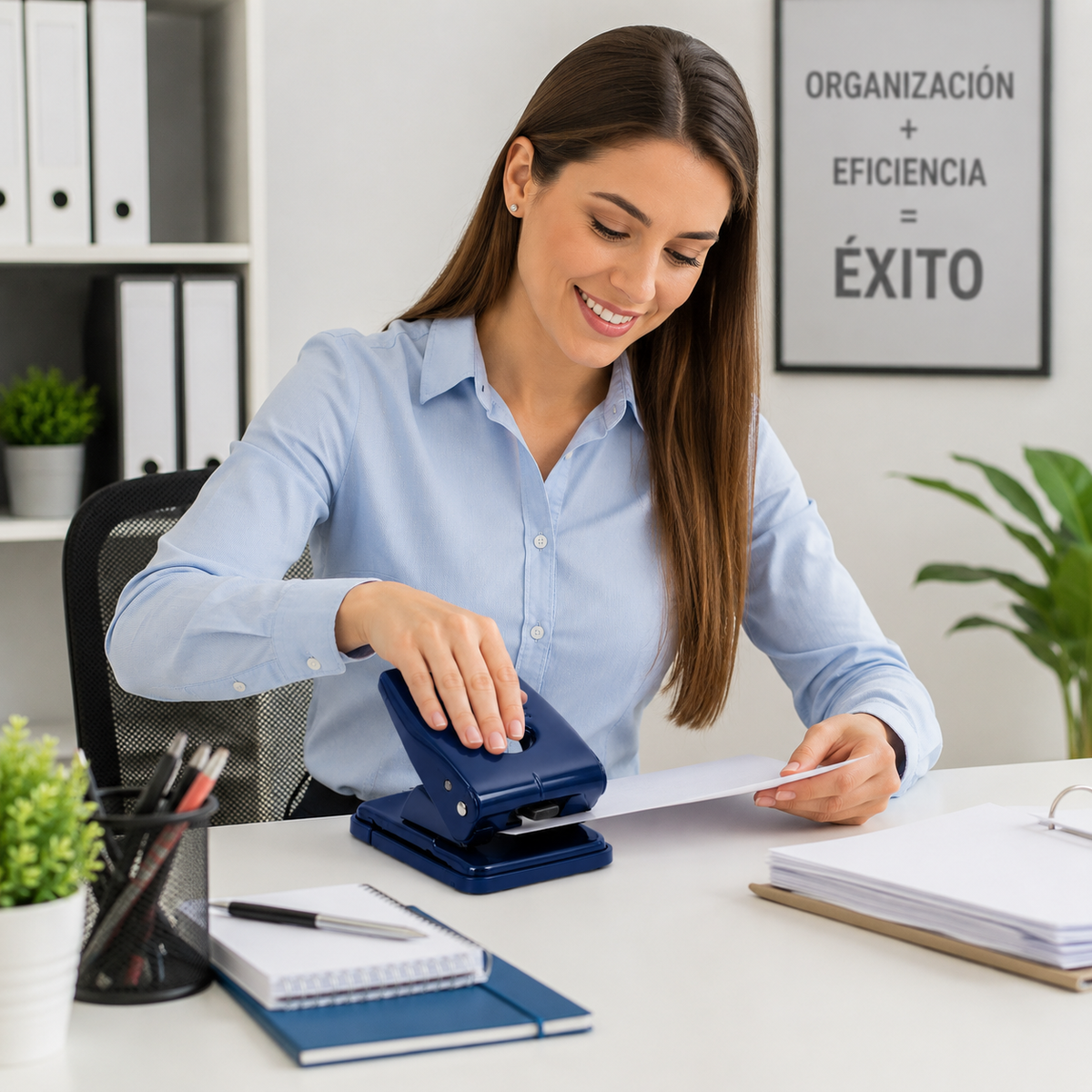Perforadora Metálica de 35 Hojas
