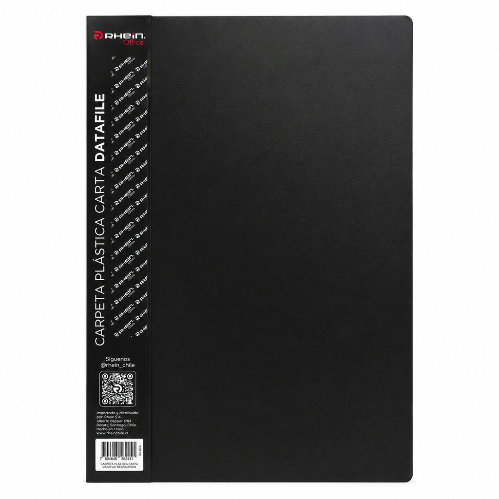 Carpeta Plástica Con Gusano Carta Datafile Rhein