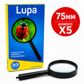 Lupa escolar extra resistente 75mm x5