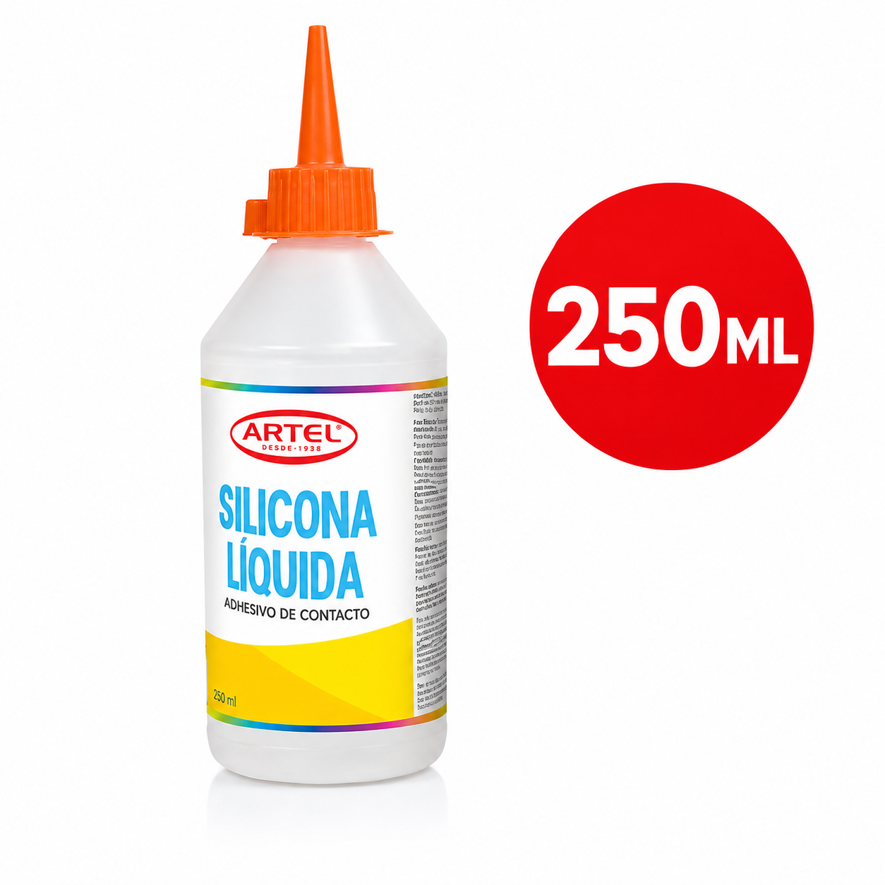 Silicona liquida 250ml, Artel.