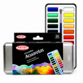 ACUARELA 24 COLORES CAJA METALICA, ARTEL