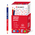Lápices Bicolor Jumbo 50 Uni