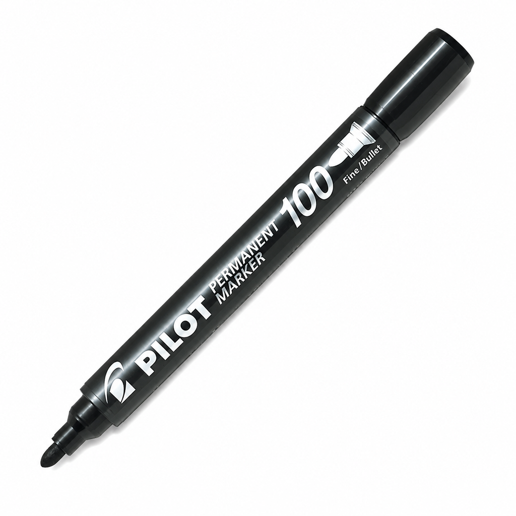 Marcador Permanente Pilot 100  Punta Fina