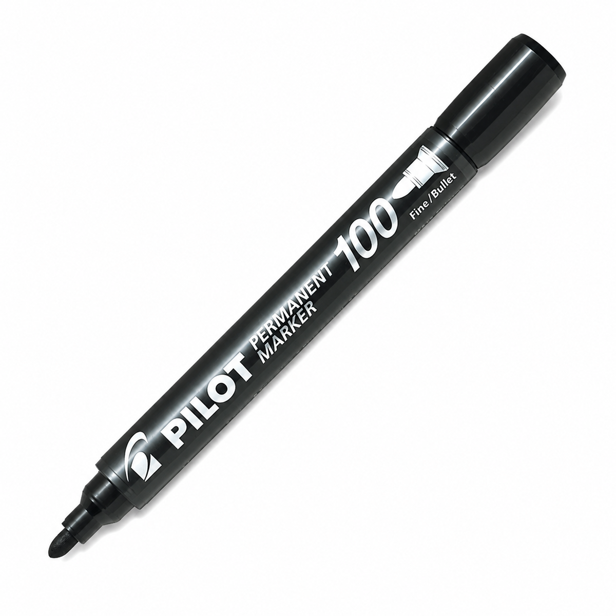Marcador Permanente Pilot 100  Punta Fina
