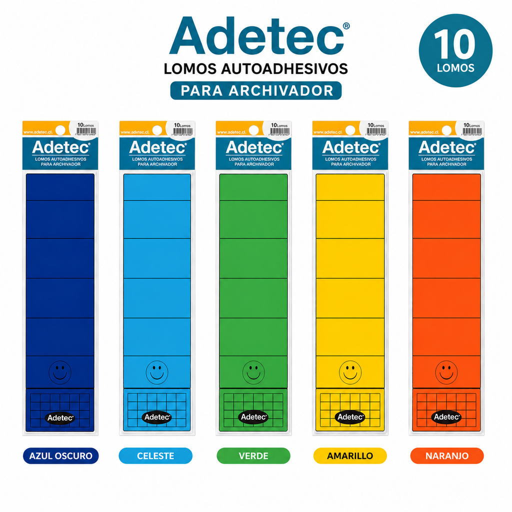 Lomos Autodhesivos Para Archivador