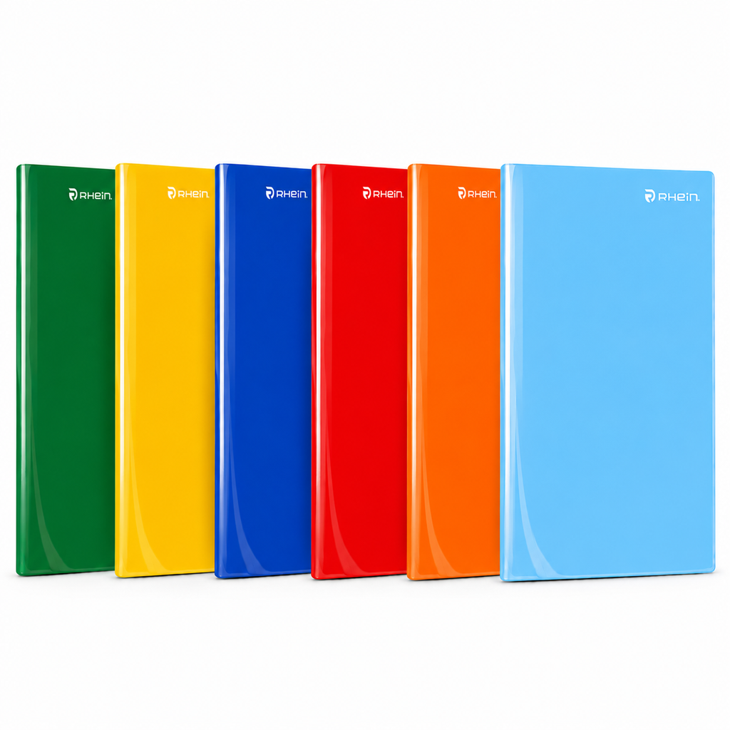 Carpeta plastificada con gusano Rhein