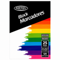 Block Marcadores 25 hojas Artel