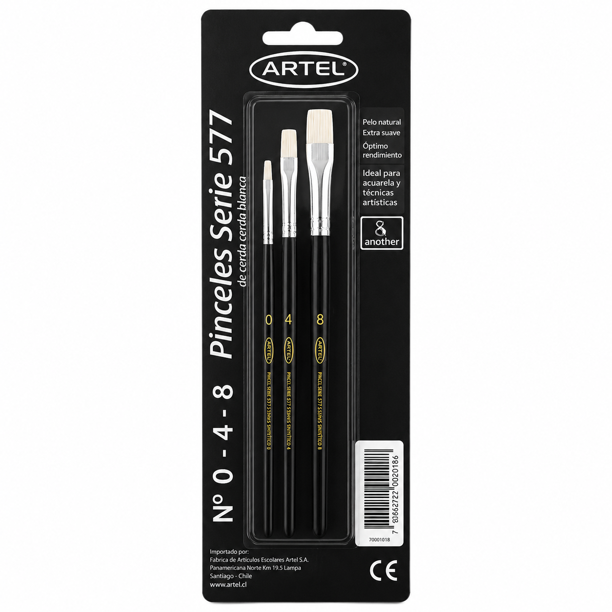 Pincel Serie 577 0-4-8 Artel