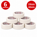 Masking tape 6 Unidades 24mm X 40MTS