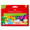 Plasticina Triangular Neón 12 Colores Faber Castell