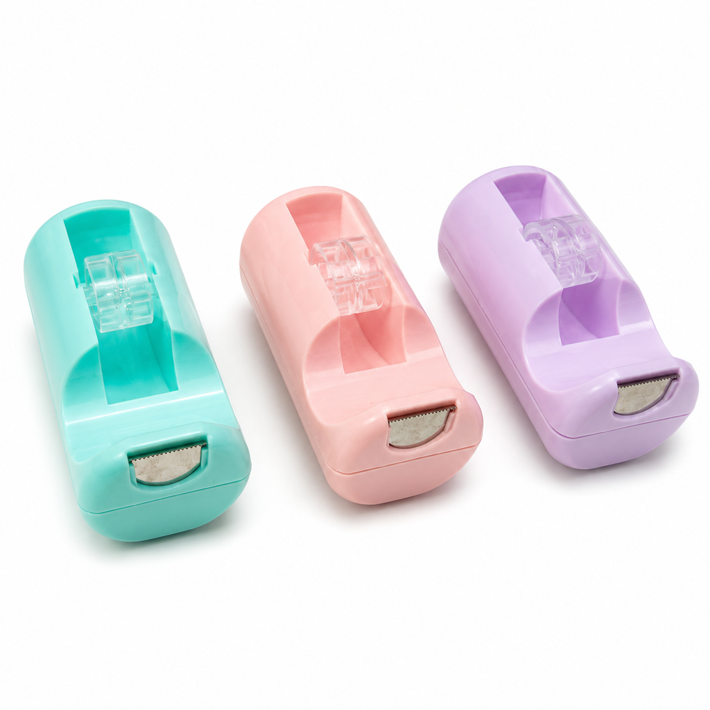 Dispensador De Cinta Adhesiva Mediano Pastel