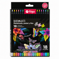 Lápices Supersoft Metálizados Pastel y Flúor 18 Colores FILGO