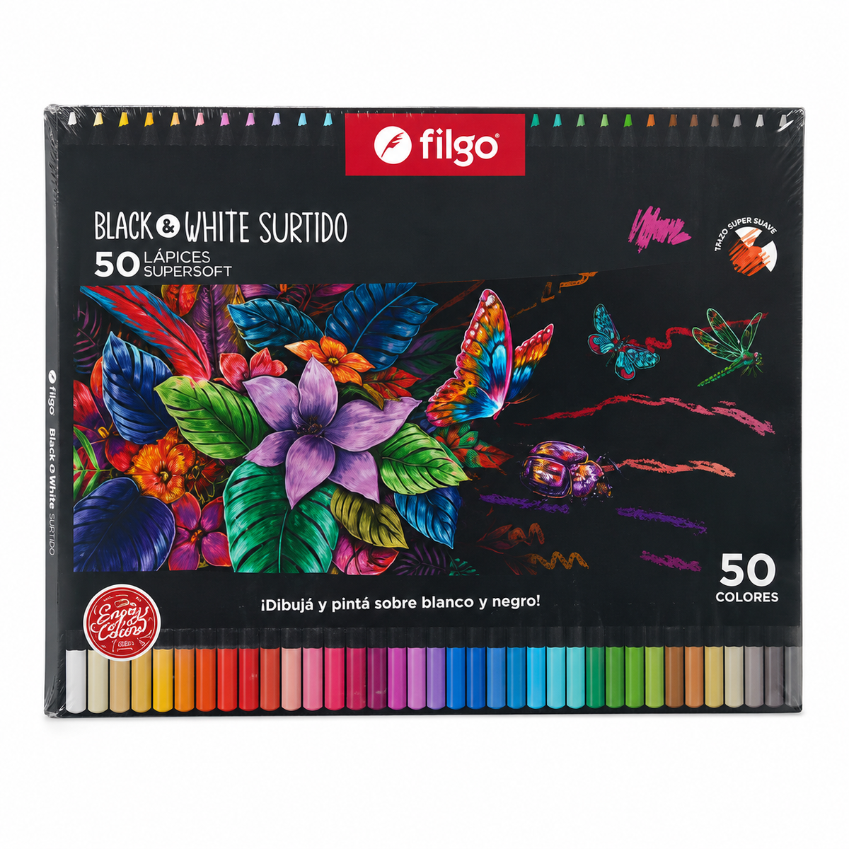 Lápices Supersoft Surtidos 50 Uni FILGO