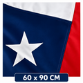 Bandera Chilena 60x90 Estrella Bordada