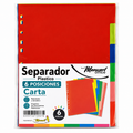 Separador Carta 6 Posiciones Vinilico Manuart Office