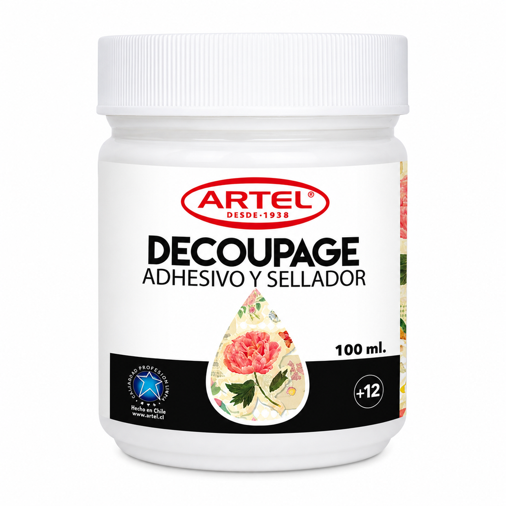 DECOUPAGE ADHESIVO Y SELLADOR ARTEL