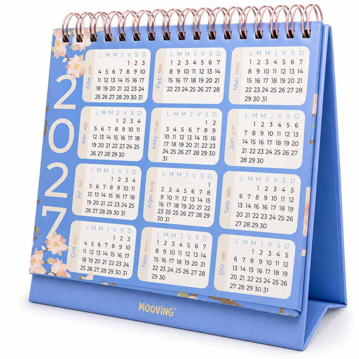 Calendario De Escritorio Cerezo 2027