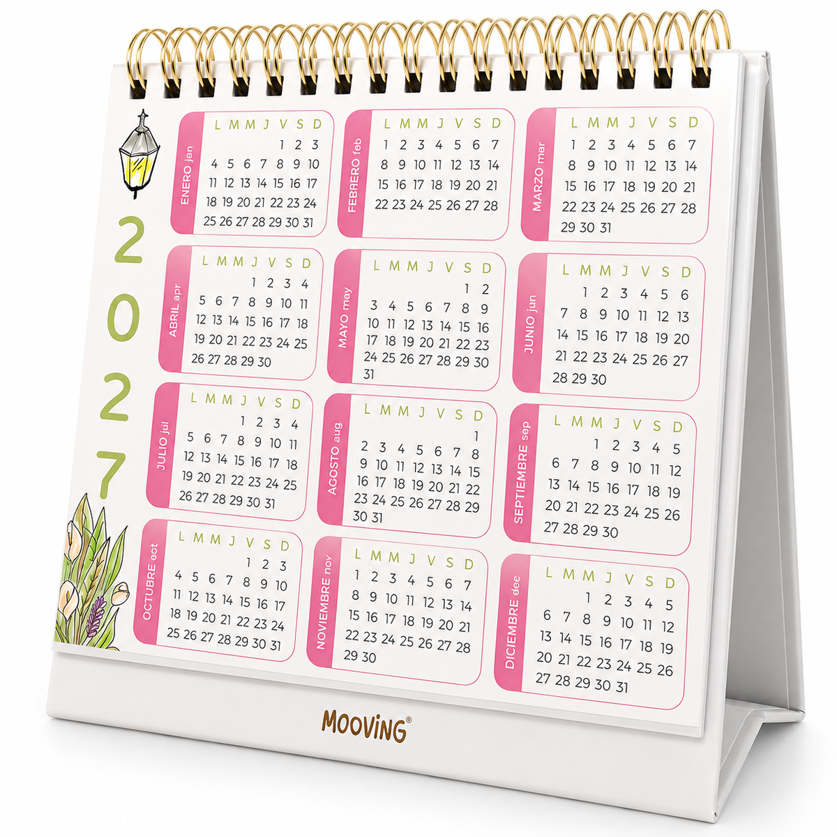Calendario De Escritorio Travel