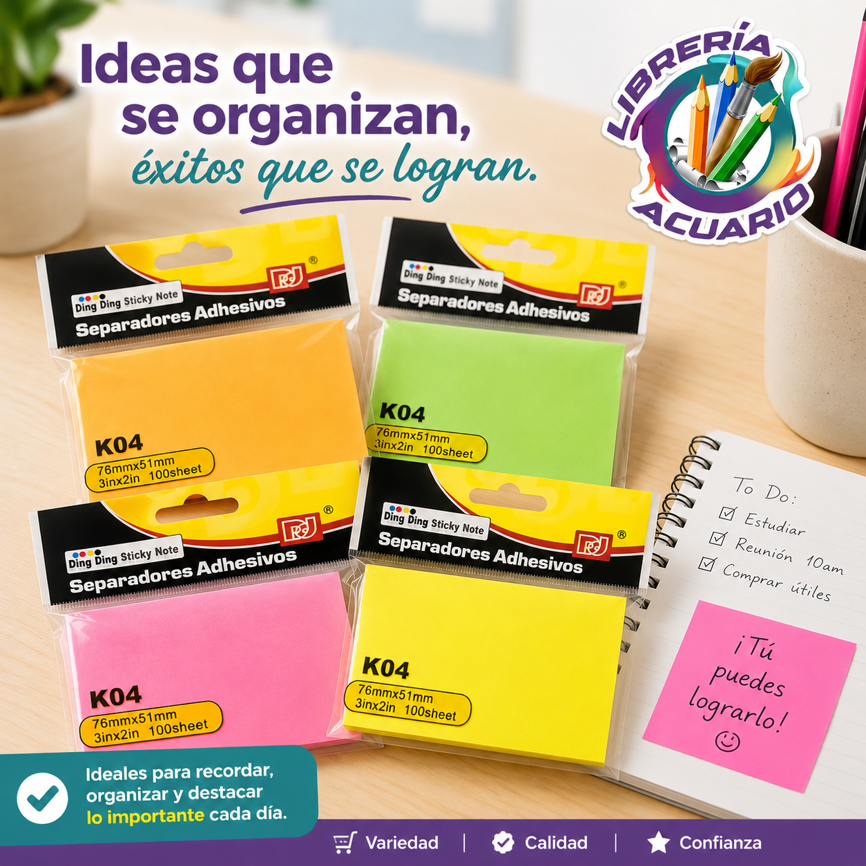 POST IT 76X51 MM 100 HOJAS