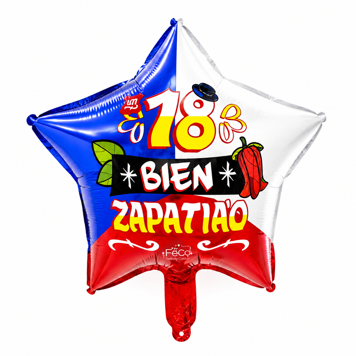Globo Metálizado Fiestas Patrias