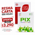 Resma Carta 500 Hojas 75G