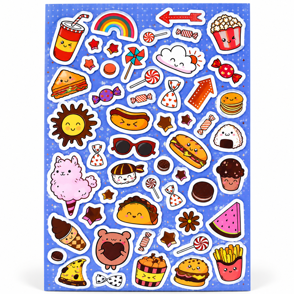 Block de Stickers Holográficos-Papel-Folia