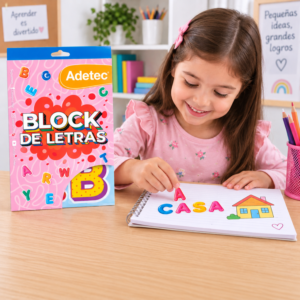 Stickers Block De Letras