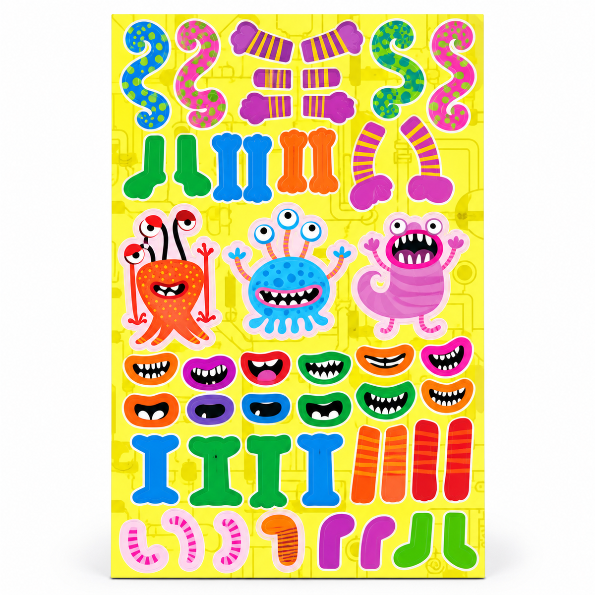 Block de Stickers Fábrica de Monstruos