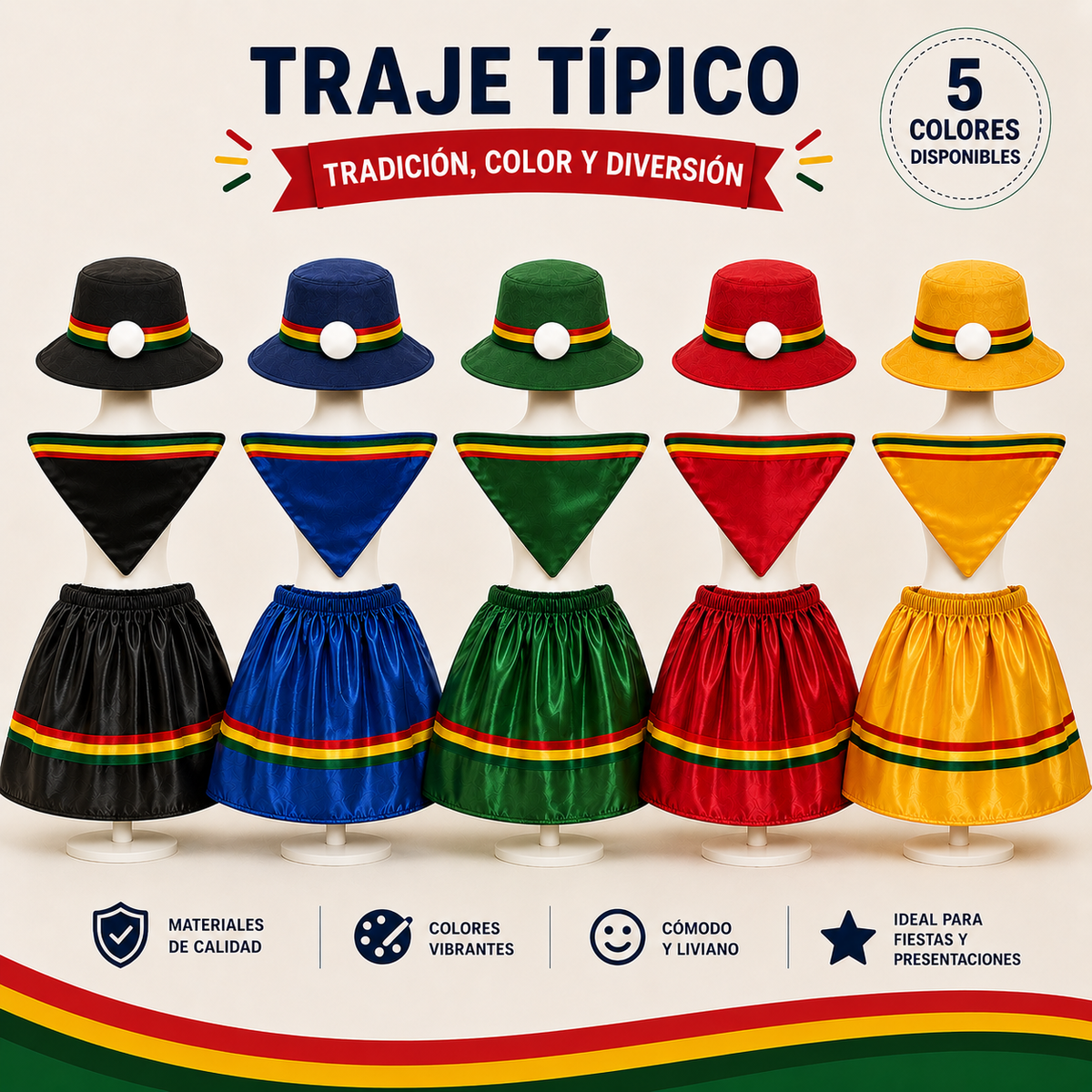 Trajes Nortino + Sombrero.