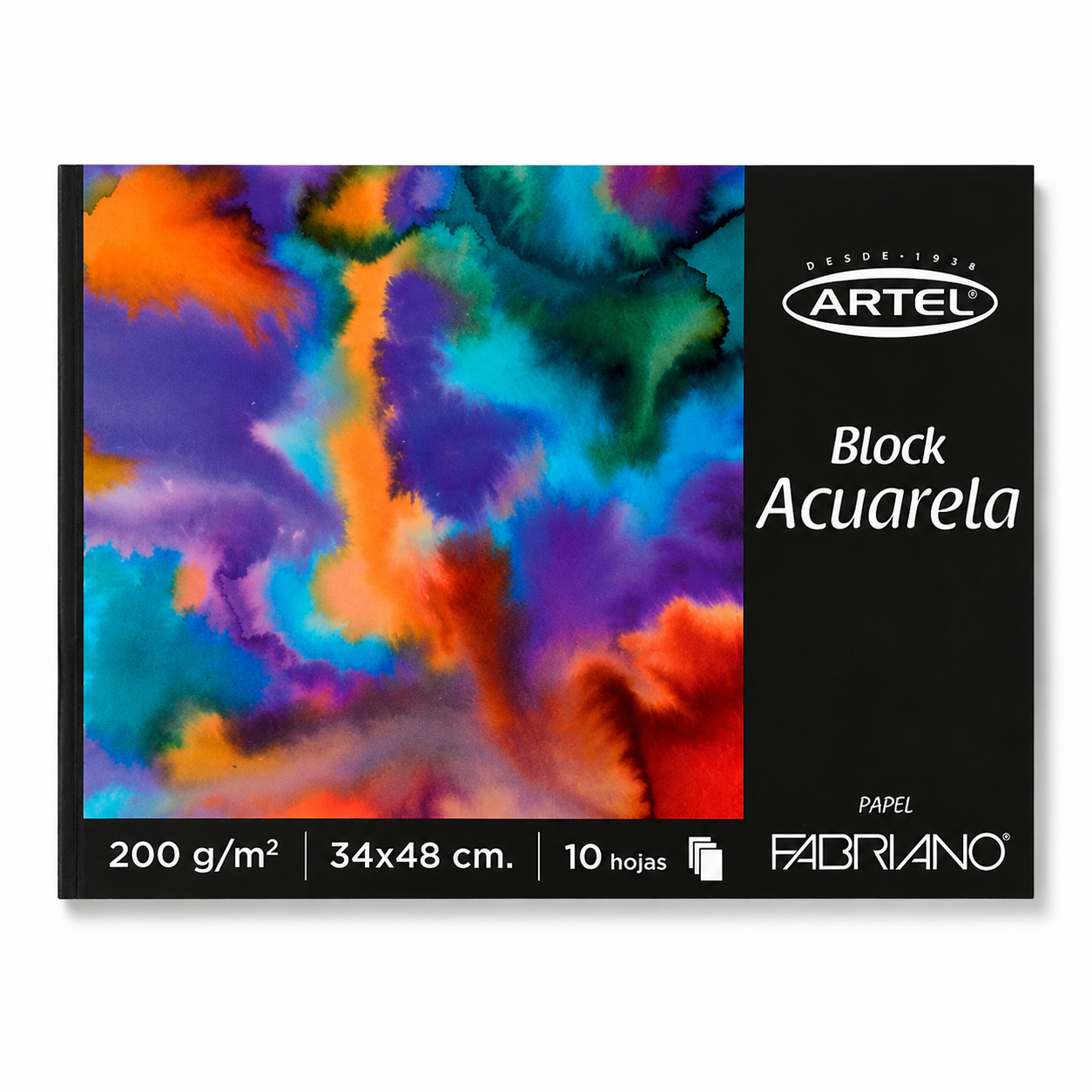 BLOCK ACUARELA 200G 34X48, ARTEL