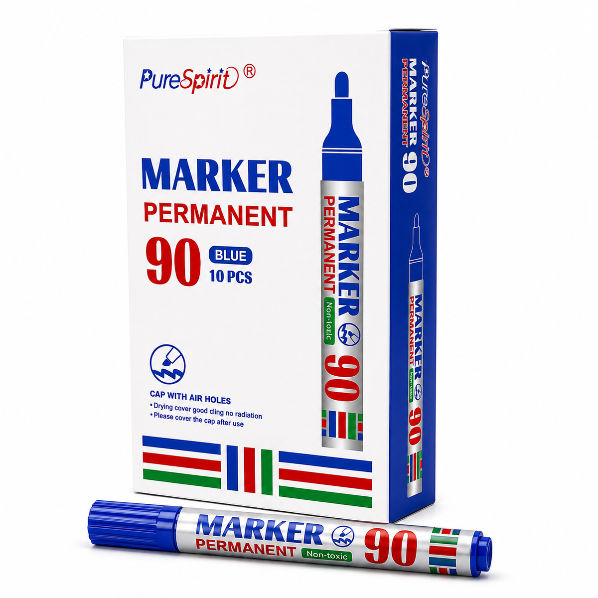 MARCADOR PERMANENTE 90  X 10Uni