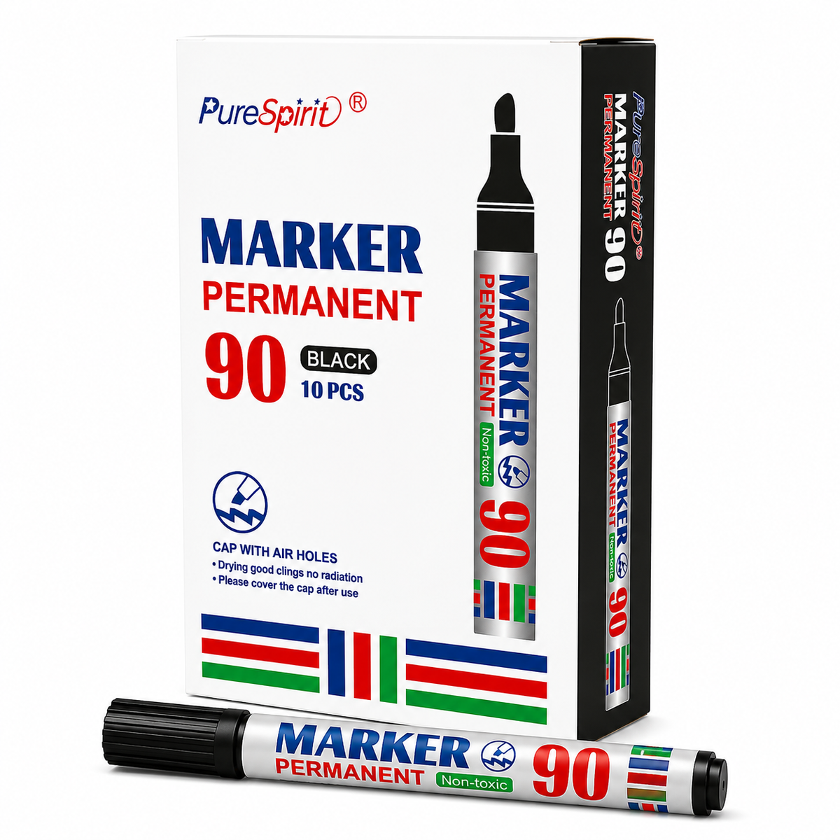 MARCADOR PERMANENTE 90  X 10Uni