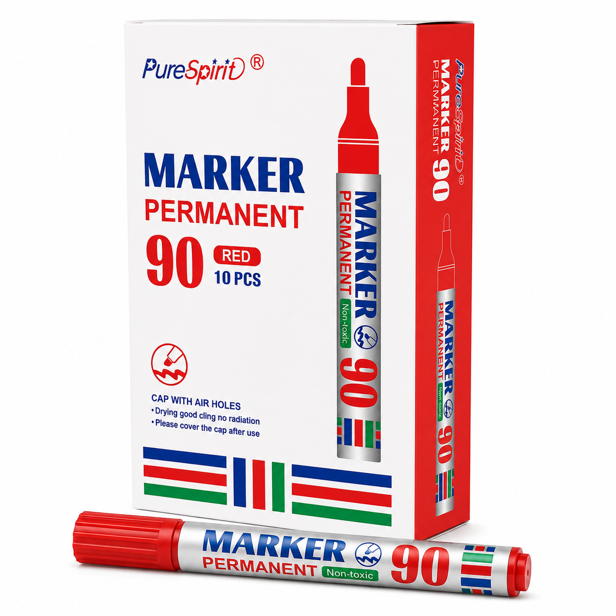MARCADOR PERMANENTE 90  X 10Uni