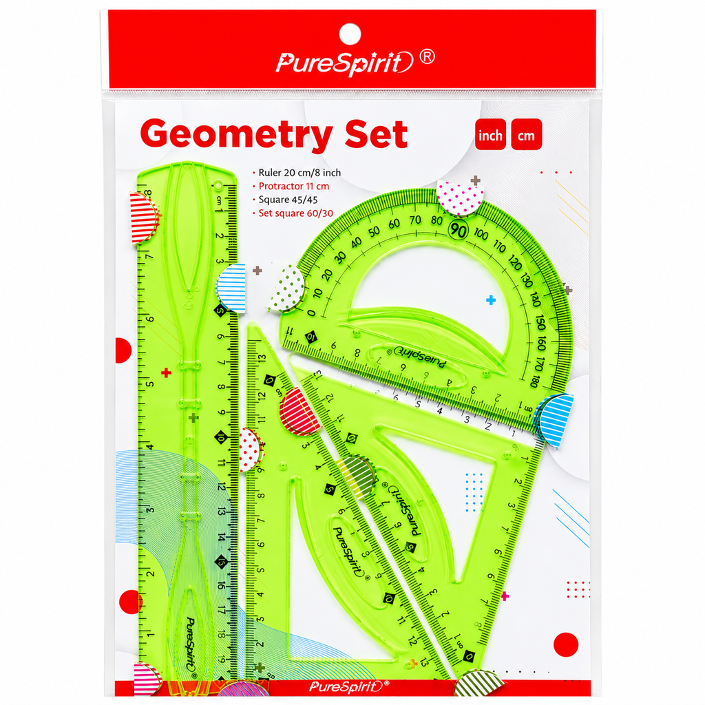 Set Geometrico 4 piezas 20cm