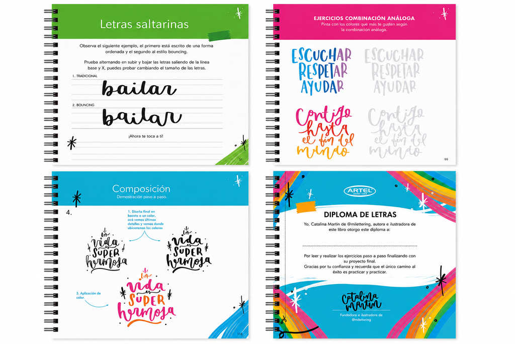 Libro lettering taller de letras