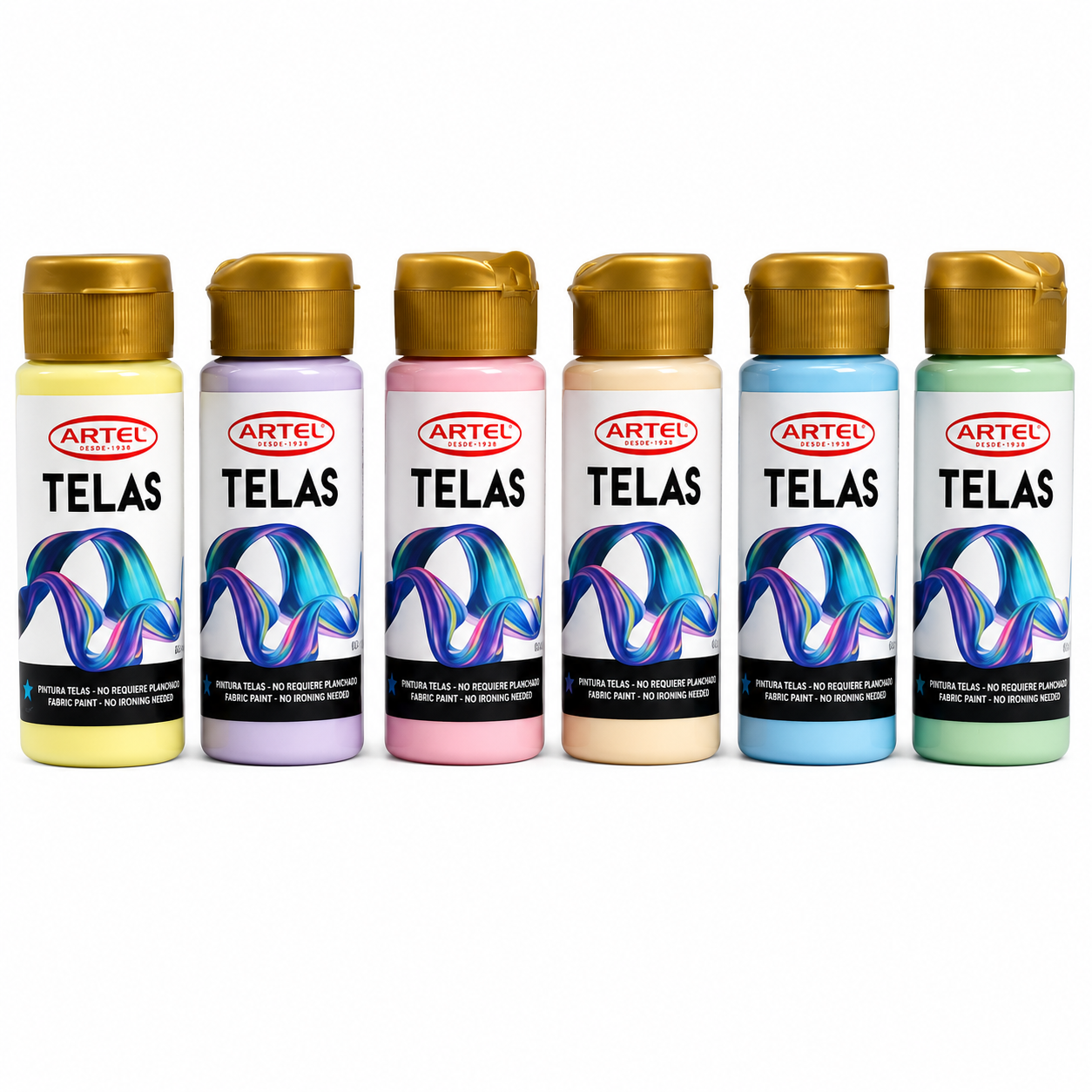 Pintura de tela pastel 60ml, Artel
