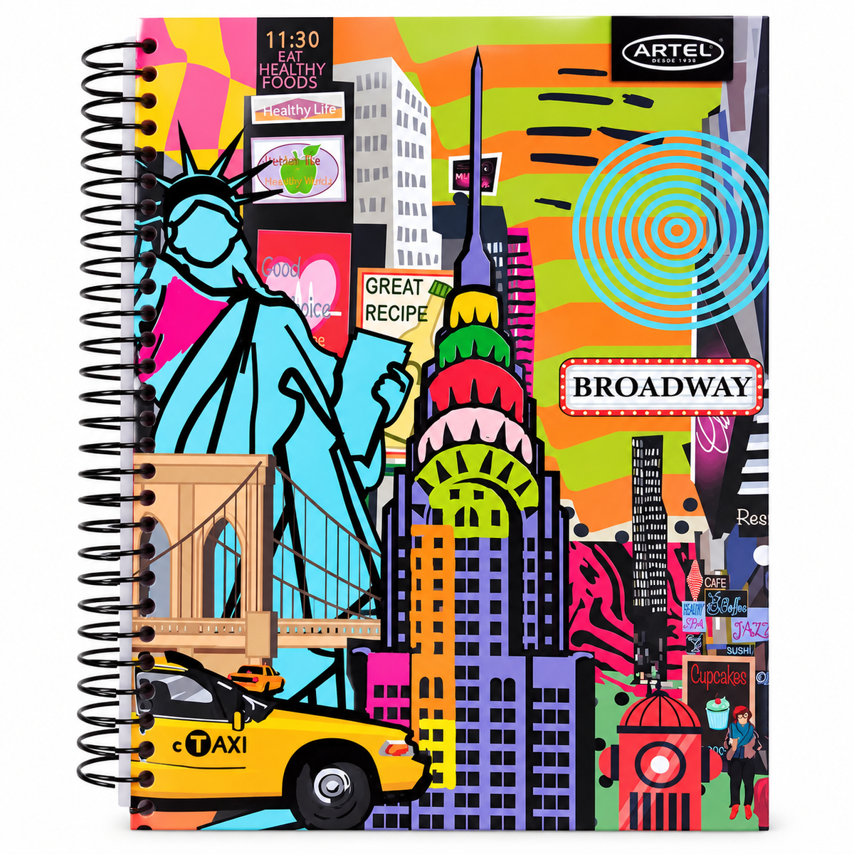 Cuaderno Universitario especial Urban Pop ARTEL  150 Hojas