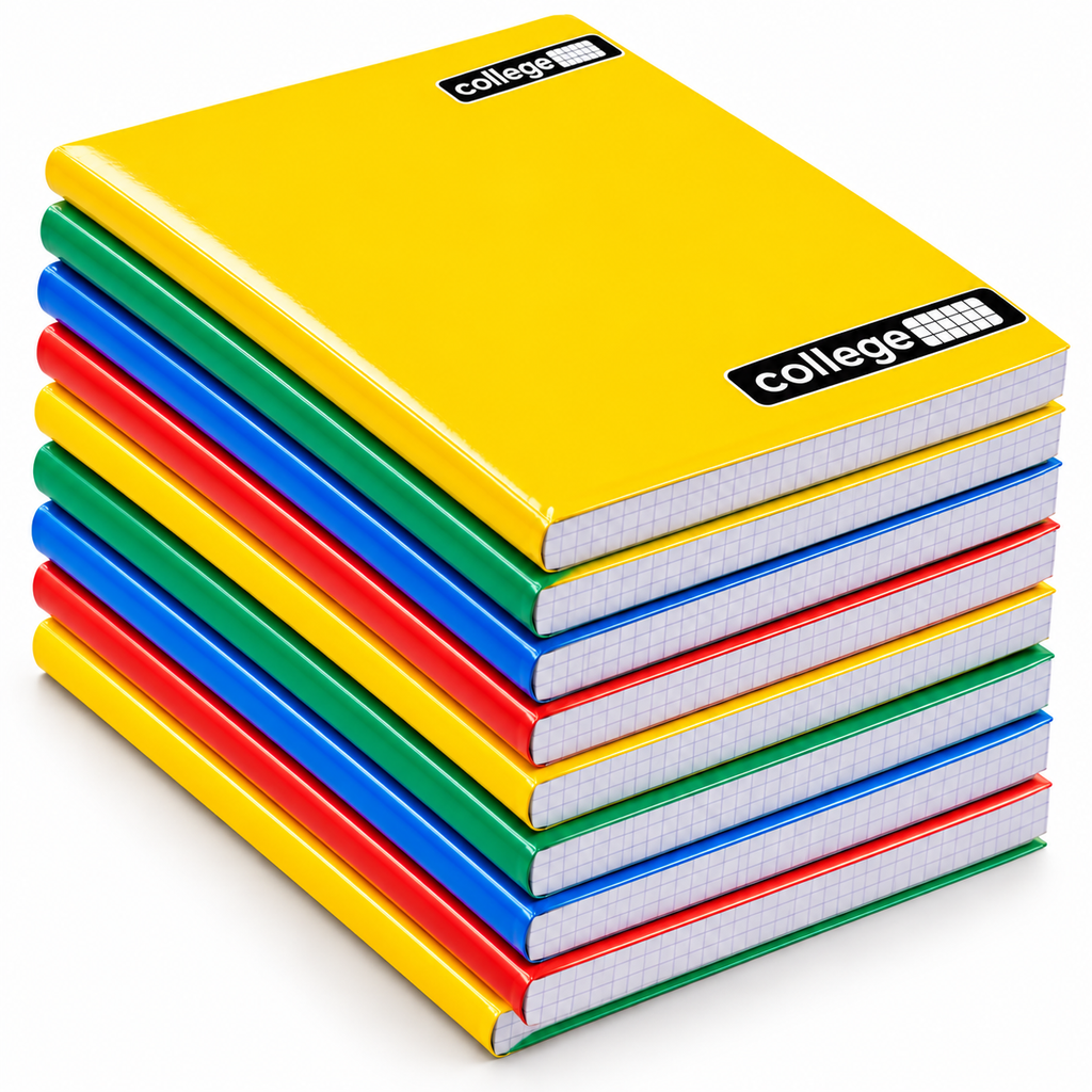 Cuaderno Ross Collage Liso 100 Hojas 5 mm x 10 Uni