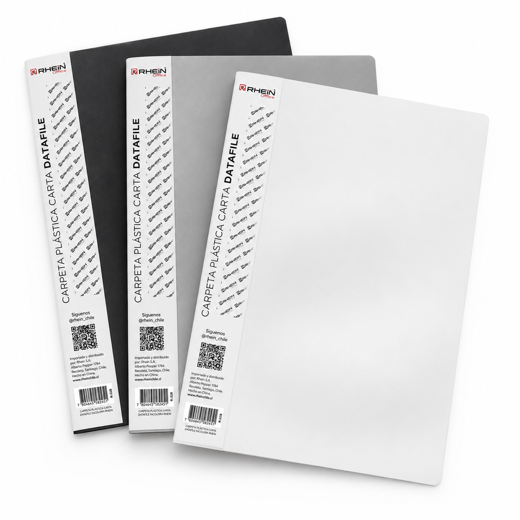 Carpeta Plástica Con Gusano Carta Datafile Rhein