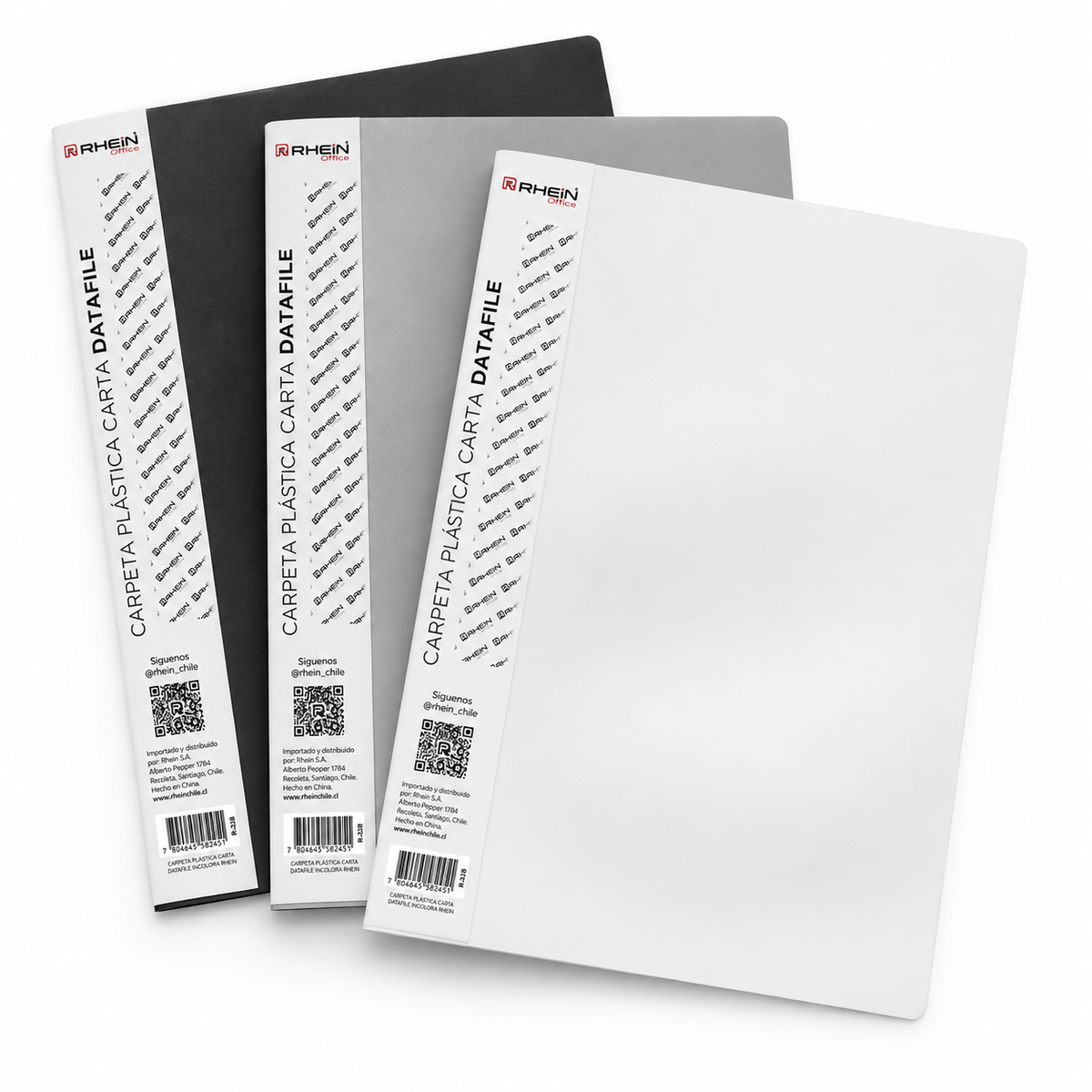 Carpeta Plástica Con Gusano Carta Datafile Rhein
