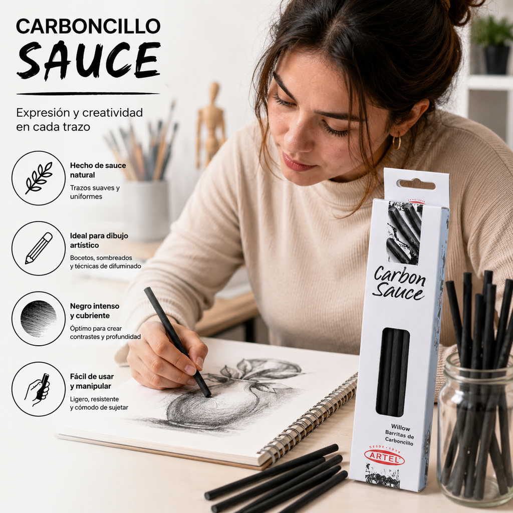 Carbón de Sauce Artel