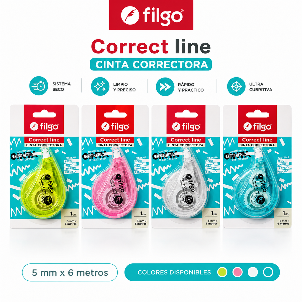 Corrector En Cinta Filgo