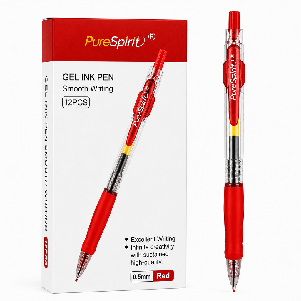 Lápiz Gel Retractil 0.5mm x12Uni
