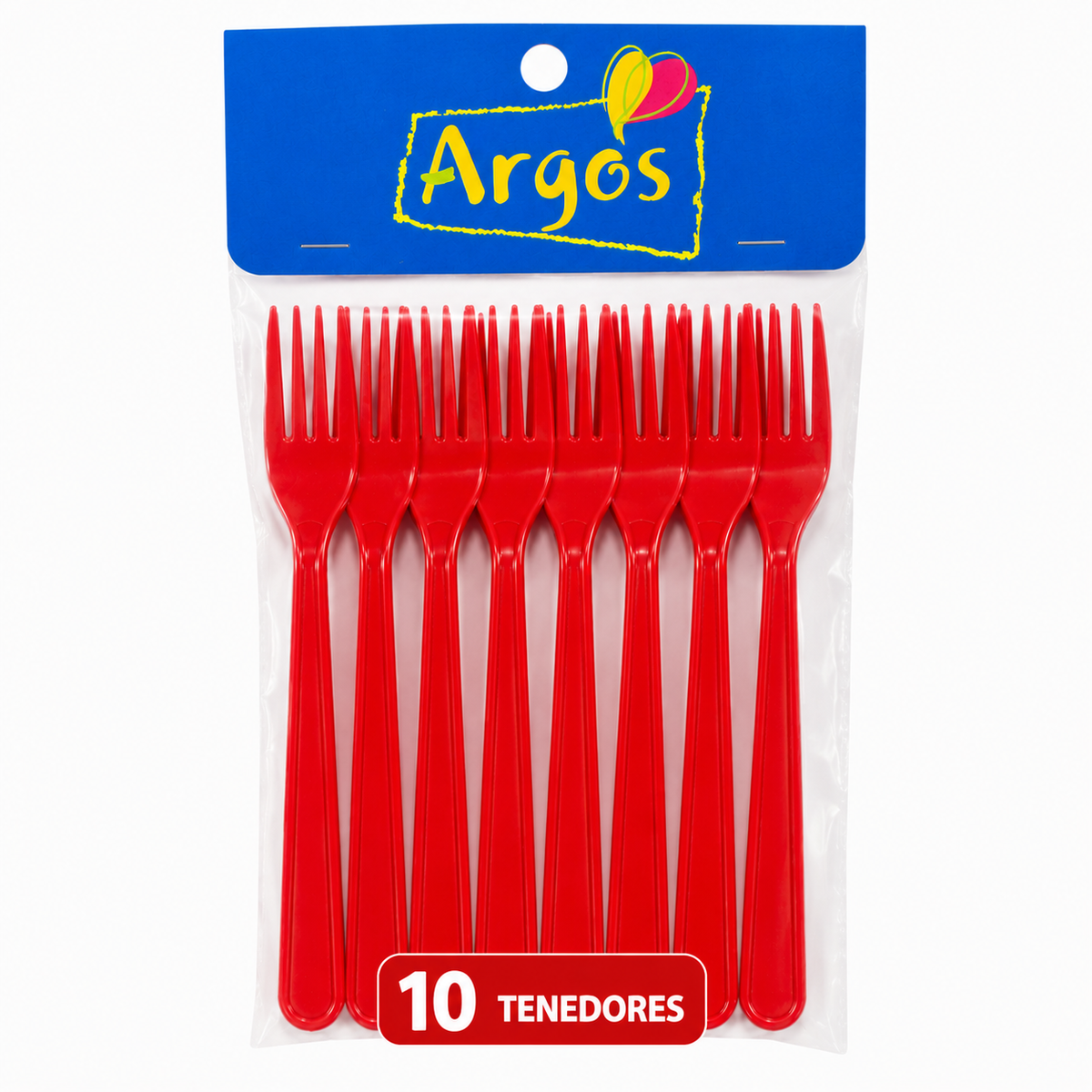 Tenedor Plastico X 10 Uni