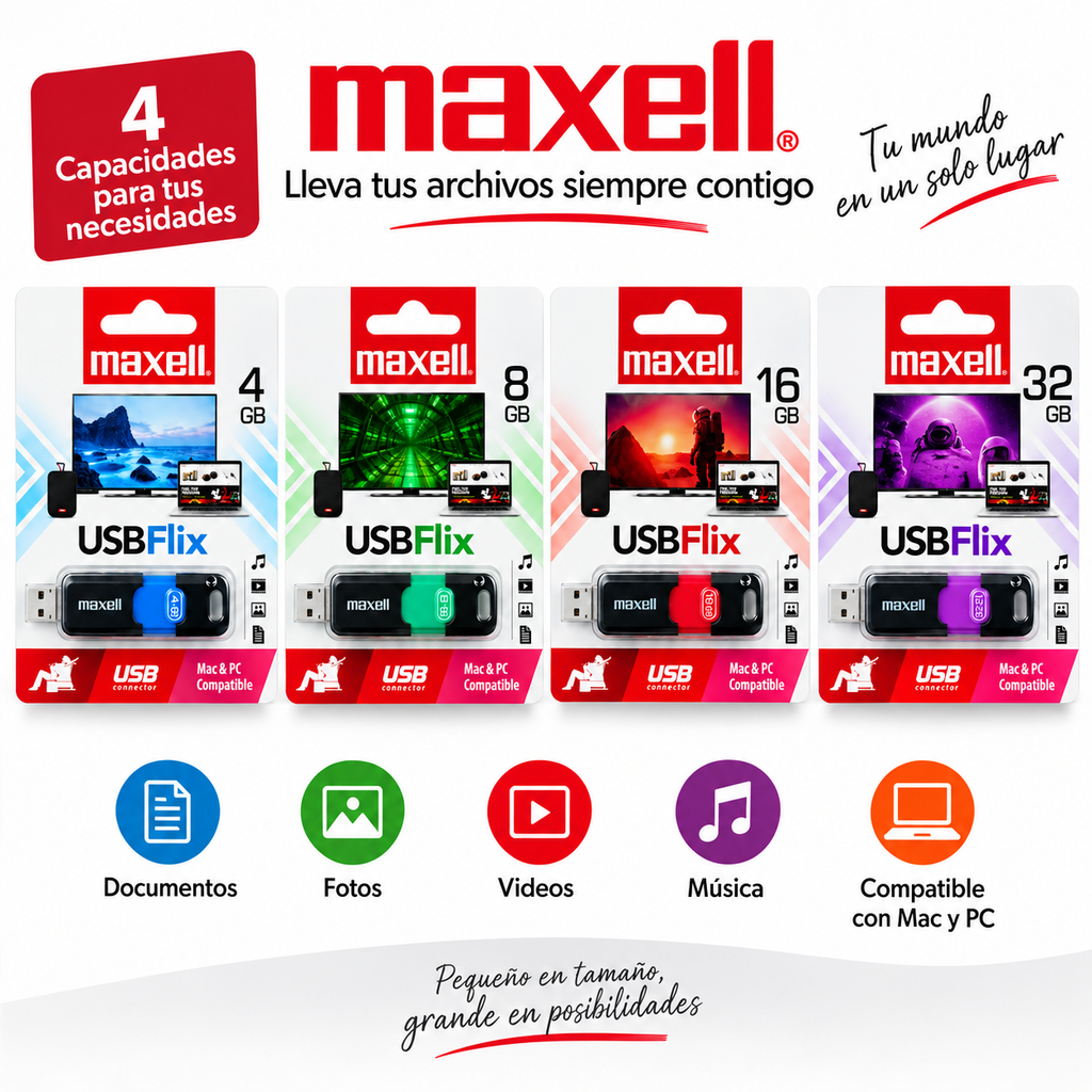 Pendrive Usb Flix Maxell